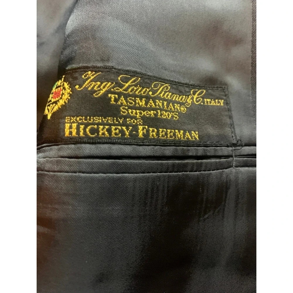Hickey Freeman Nordstrom 100% Wool Super 120s Suit Jacket Blazer Mens 42 Long